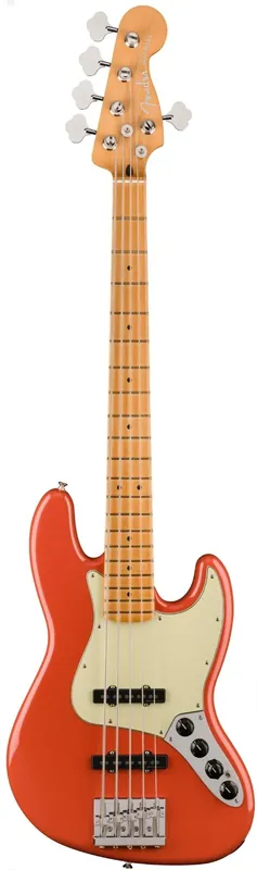 Fender Player Plus Jazz Bass V Mn Fiesta Red Pagamento Sicuro