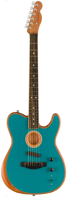 Fender Limited Edition American Acoustasonic Telecaster Ocean Turquoise Esclusivo