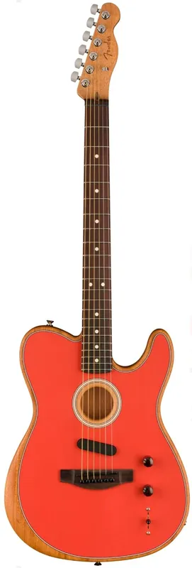 Fender Limited Edition American Acoustasonic Telecaster Fiesta Red Prezzo Ridotto