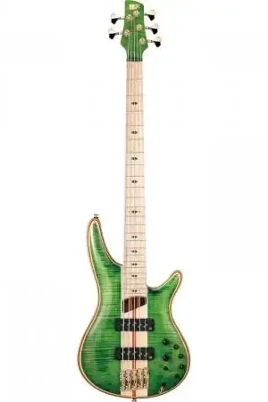Ultimissimo Modello Ibanez SR5FMDXEGL Basso Elettrico 5 Corde Emerald Green Low Gloss