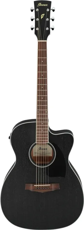 Nuova Collezione Ibanez PC14MHCEWK Chitarra Acustica Elettrificata Weathered Black