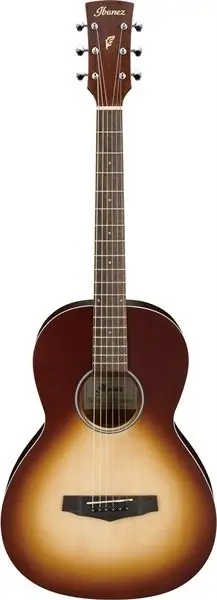 Ultima Occasione Ibanez Pn19Onb Parlor Chitarra Acustica Open Pore Browned Burst