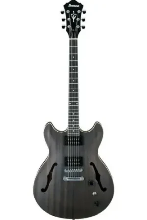 Di Tendenza Ibanez As53Tkf Chitarra Semiacustica Transparent Black Flat