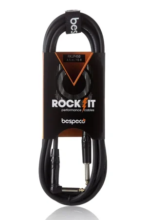 Ultimissimo Modello Bespeco Cavo Strumenti Jack Mono Jack Mono Pipa Mt 4,5 Rockit