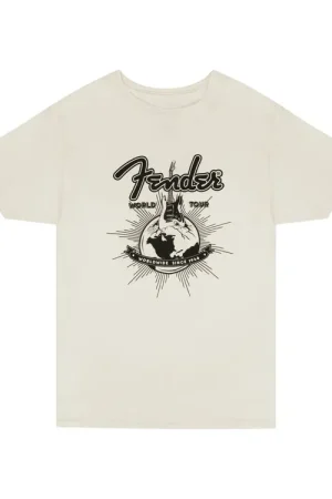 Affare Fender World Tour T-Shirt Vintage White Small