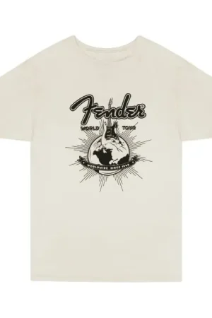 Affare Fender Spaghetti World Tour Tshirt Vintage White L