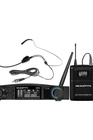 Reso Gratuito Zzipp Set Radiomicrofono UHF 48 canali Trasmettitore BodyPack