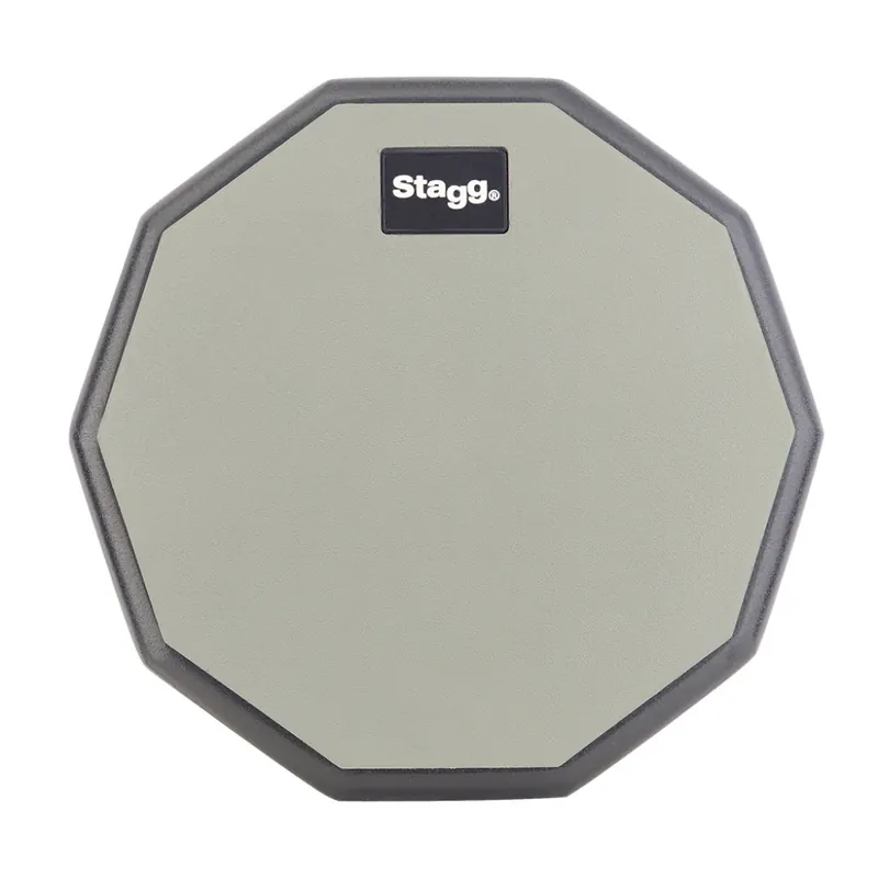 A Buon Prezzo Stagg Pad Allenamento Decagonale 8' in Gomma sul Retro Vite per Fissaggio Asta