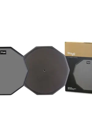 Scelto Dai Clienti Stagg Pad Allenamento Decagonale 12' in Gomma sul Retro Vite per Fissaggio Asta