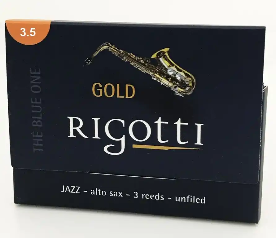 Compra Oggi Stesso Rigotti ance sax alto Gold Jazz 3.5 Medium confezione da 3