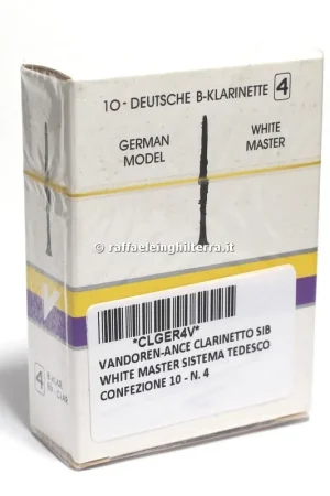 Vandoren ance clarinetto sib White Master 4 confezione da 10 Vendita Finale