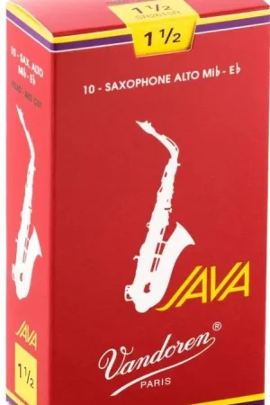 Nuovo Arrivo Vandoren ance sax alto Java Red Cut Filed 1.5 confezione da 10